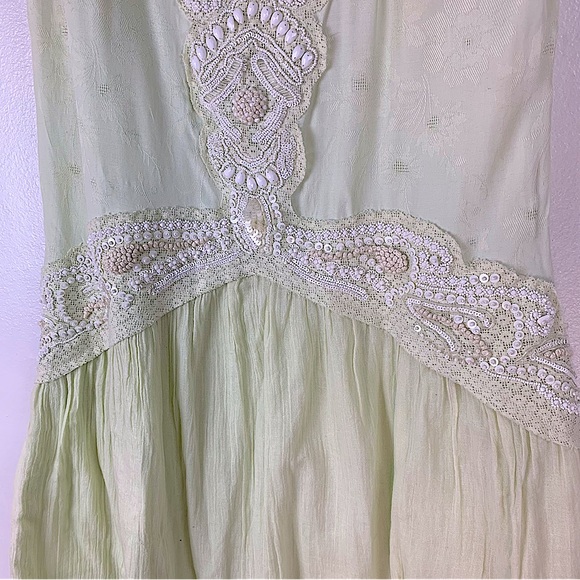 Free People Under The Sea Embellished Dress Beaded Size SP Retail $350 - Picture 6 of 11